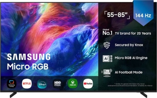 Samsung 65" R87H Micro RGB 4K Smart TV 2026