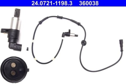 Sensor, ABS ATE 24.0721-1198.3