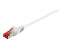 MicroConnect - Nettverkskabel - RJ-45 (hann) til RJ-45 (hann) - 1.5 m - 5.6 mm - foliebelagt uskjermet tvinnet kabelpar (F/UTP) - CAT 6 - rund, uten hindringer, flertrådet - hvit