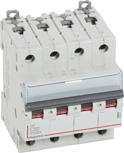 Legrand DX3 MCB automatsikring C50 4P 4M 10/16kA