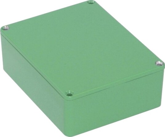 Hammond Electronics 1590BBSGR 120 × 94 × 42 mm Aluminium Grønn Kabinett