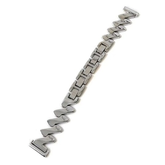 INCOVER Universell 20 mm Bølget Metall Smartklokkerem - Sølv INCOVER Universell 20 mm Bølget Metall Smartklokkerem - Sølv
