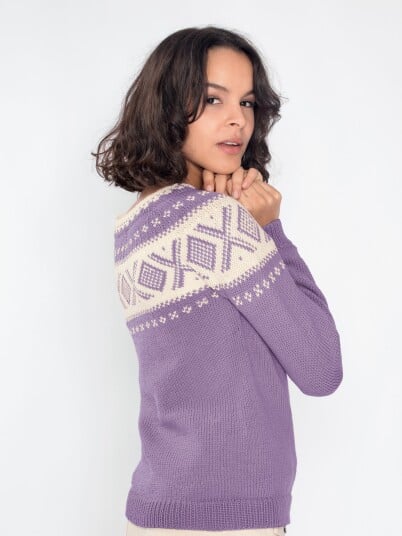 Dale Garn 410 03B Cortina Genser Lys Lavendel