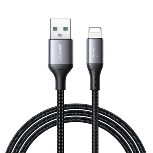 Joyroom 3A USB-C til Lightning 2m Kabel Svart Joyroom 3A USB-C til Lightning 2m Kabel Svart
