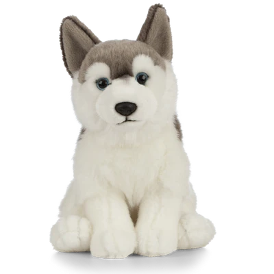 Living Nature Husky Dog Plush