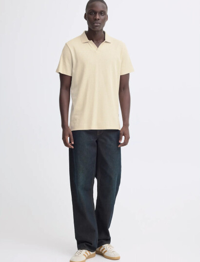 Blend Bheskild Polo S/S Cream L