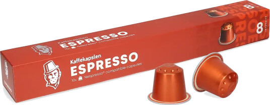 Kaffekapslen | Espresso Premium 10 kapsler til Nespresso®