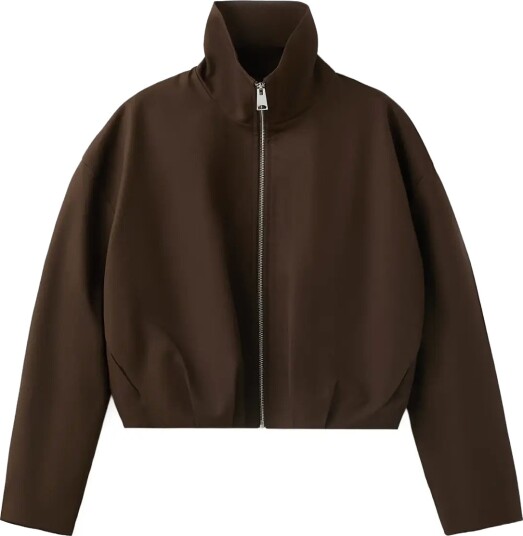 Mango Chaqueta Dantes Brown L