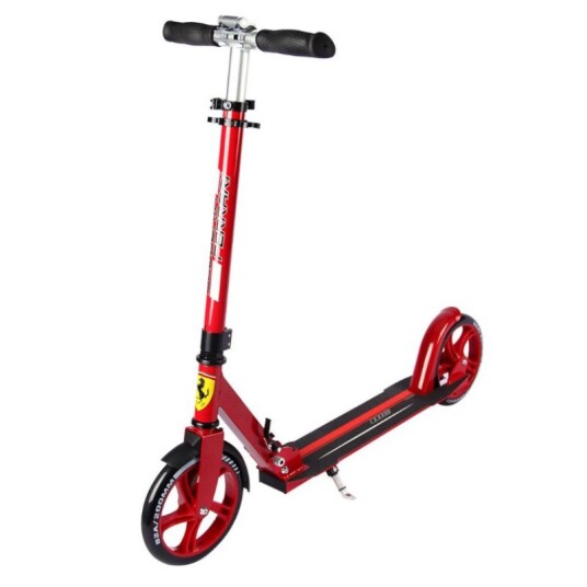 Ferrari 2-Hjuls Sparkesykkel Rød