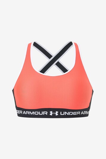 Under Armour Sports BH UA Crossback Mid Rød
