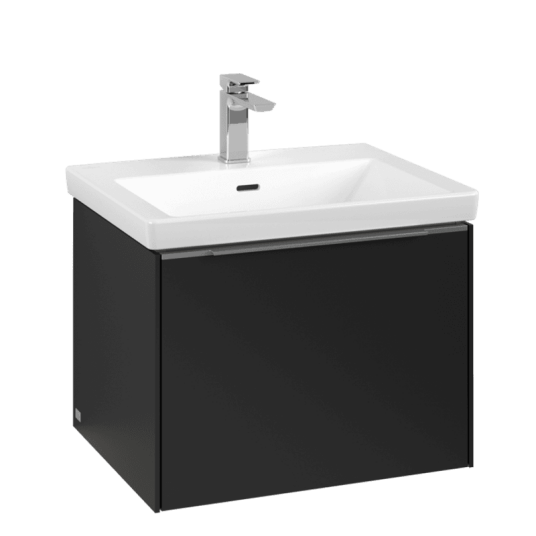 Villeroy & Boch Subway 3.0 Servantskap m/1 skuff Volcano Black Villeroy & Boch Subway 3.0 Servantskap m/1 skuff Volcano Black