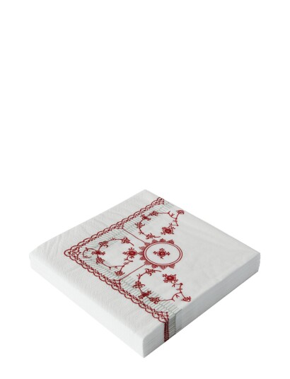 Kunstindustrien Classic Napkins, 33X33 Cm, 20 Pcs. - White - 33X33CM