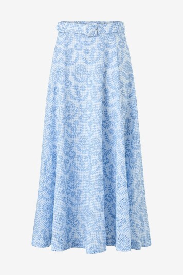 byTimo - Maxi skjørt Checks Maxi Skirt - Blå byTimo - Maxi skjørt Checks Maxi Skirt - Blå