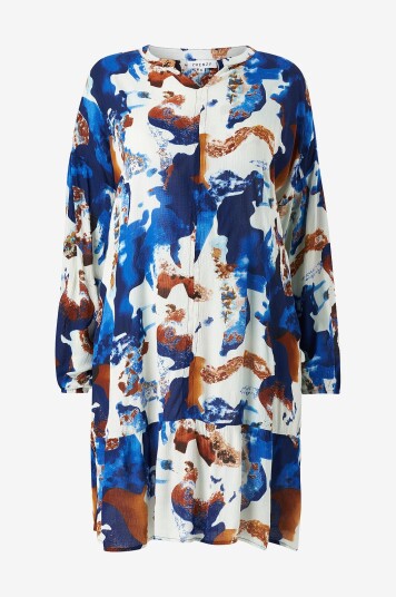 Zhenzi Kjole Maren 124 Dress L/S Blå