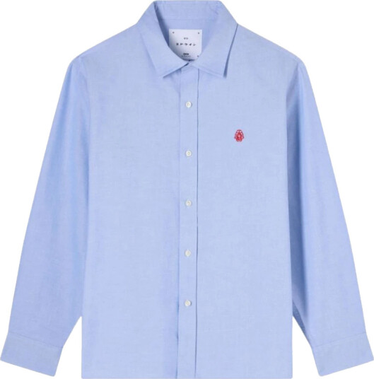 Edwin Big Ox-Shirt Ls - Blue - M Edwin Big Ox-Shirt Ls - Blue - M