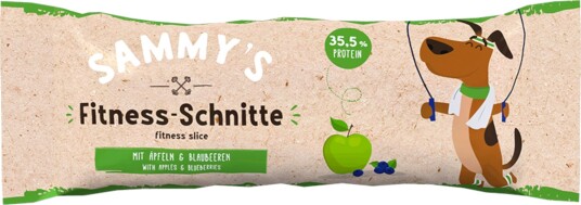 Sammy's Fitness Bar Eple & Blåbær 25g