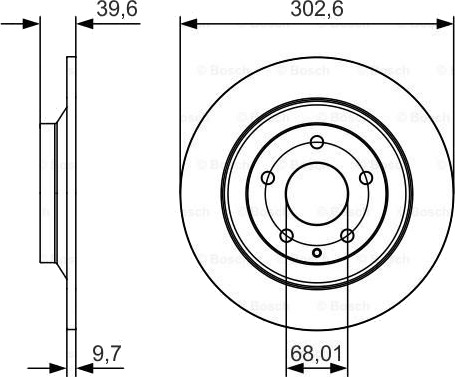Bremseskive BOSCH 0 986 479 C28 Bremseskive BOSCH 0 986 479 C28