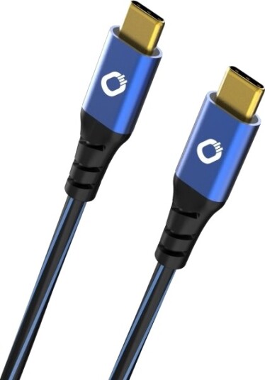 Oehlbach D1c9351 1 M Usb C Usb C Usb4 Gen 2X2 20 Gbit/Sek Blå