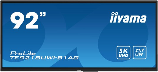 iiyama 92"UW5K IR 50P Touch AG with