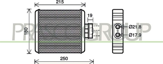Varmeapparat register PRASCO SK320H001