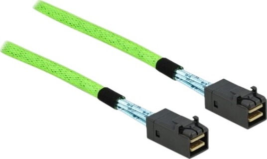 Delock Sas Intern Kabel Sas 64Gbit/S Rett GjennoMini Sas Hd Sff 8673 Hann Til Mini Sas Hd Sff 8673 Hann 1 M
