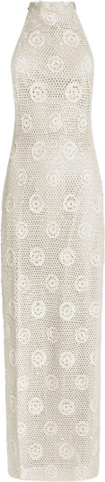 OW Collection Collette Maxi Dress Beige XS