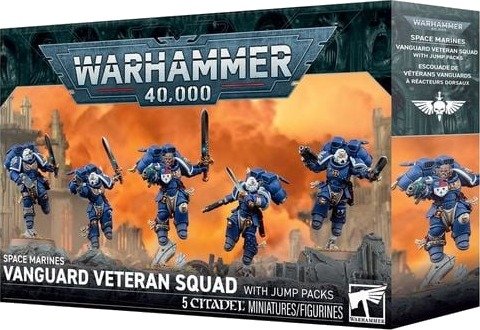 Warhammer 40,000 Space Marines Veteran Squad with Jump Packs