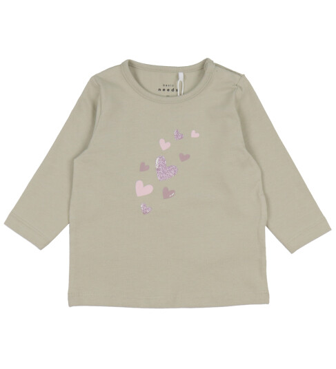 Name It Genser NbfVubie Pure Cashmere/Hearts 56 Genser Beige Brun