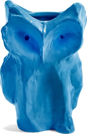 Serax Owl Vase Xs Green After Midnight Blue Serax Owl Vase Xs Green After Midnight Blue