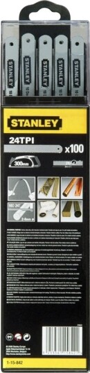Stanley 0 15 801 Metall Kull Stål Grå 30 Cm 0,6 Mm 5 Stykker Stanley 0 15 801 Metall Kull Stål Grå 30 Cm 0,6 Mm 5 Stykker