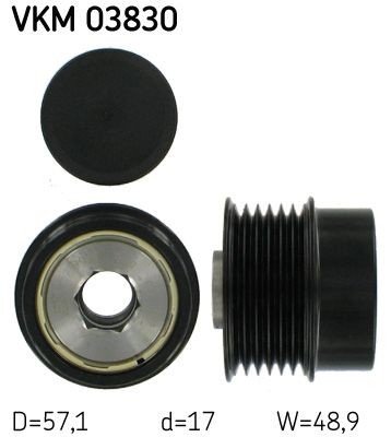 Dynamo remhjul SKF VKM 03830
