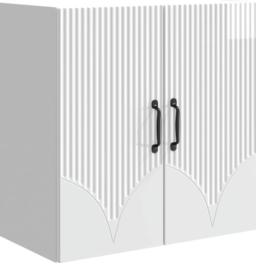 vidaXL Vegghengt skap Høgglans hvit 59 x 31 x 60 cm Konstruert tre