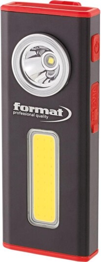 Format Håndlampe Led 300/500 lm IP54, oppladbar