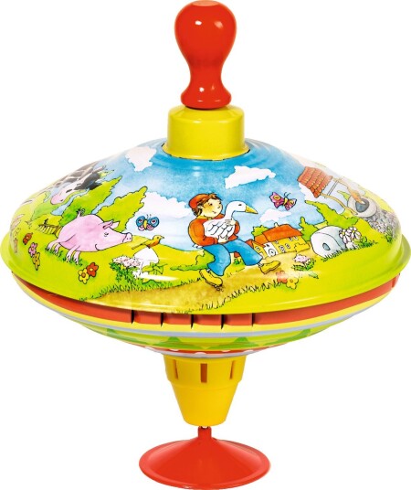 GOKI Humming top with wooden handle "Hans in luck" 53056 GOKI Humming top with wooden handle "Hans in luck" 53056
