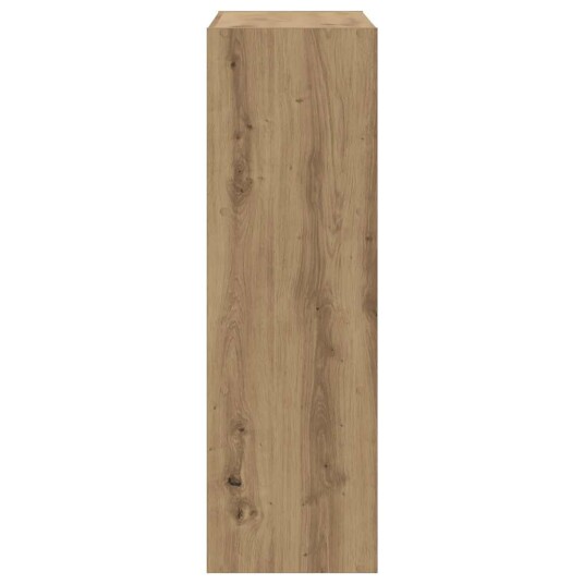 Bokhylle artisan eik 102x32x102 cm konstruert tre