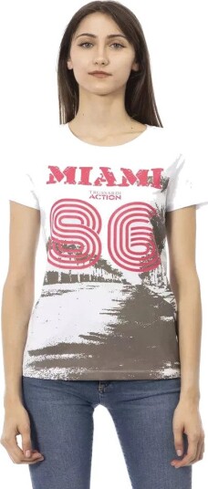 Trussardi Dame Topper Hvit XS,