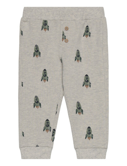 Minymo Pants Aop Sweat - Beige - 56