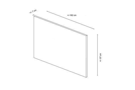 Hodegjerde Sudamal Beige 162 x 7 x 97 cm