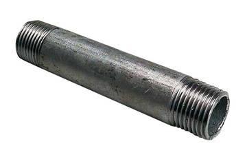 Sort Nippelrør 1/2" - 150 mm