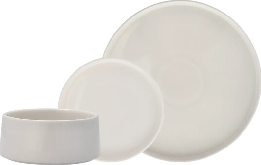 Scandi Living Taper servisesett 12 deler Hvit