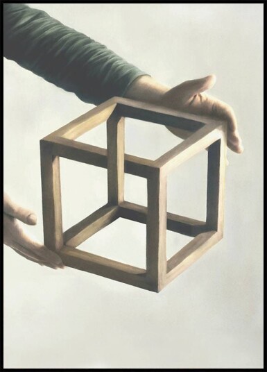 Impossible Cube Plakat Plakat / 21x30cm Impossible Cube Plakat Plakat / 21x30cm