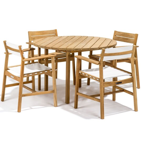 Skargaarden Djurö karmstol teak/teak Skargaarden