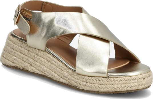 ONLY Onlminerva 2 Pu Foil Cross Strap   Gold   38