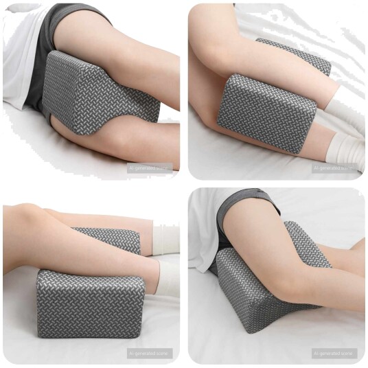 vidaXL Knepute Enfarget Grå 26 x 21,5 x 15 cm Minnefoam