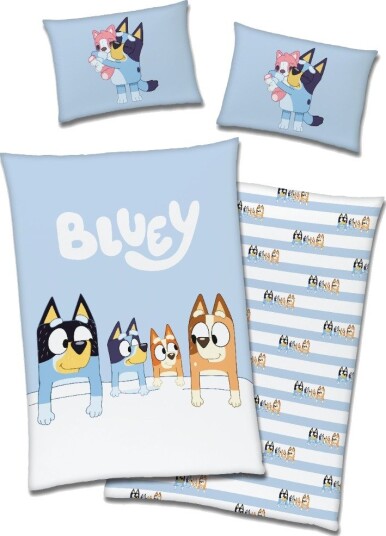 Bluey Sengesett I Bomull 140x200cm