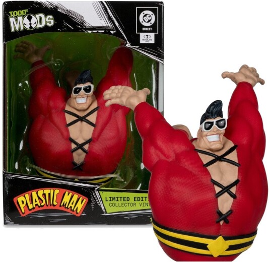 Todd's Mods 4.5" Plastic Man Limited Edition Collector Vinyl Figure