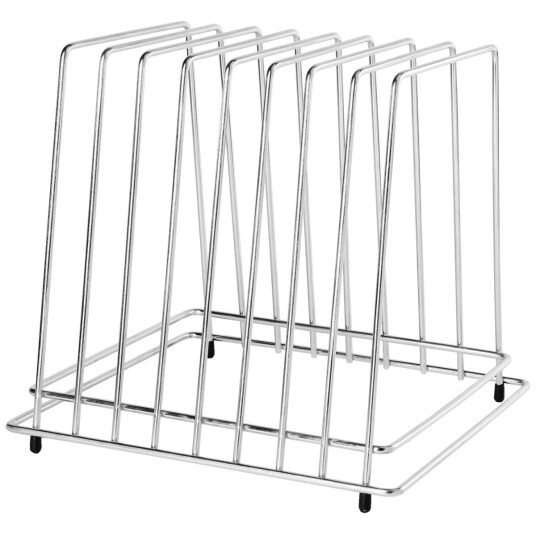 VEGA Skjærebrettholder Tonka 8 rom 27x29x29 cm (LxBxH) Sølvfarge