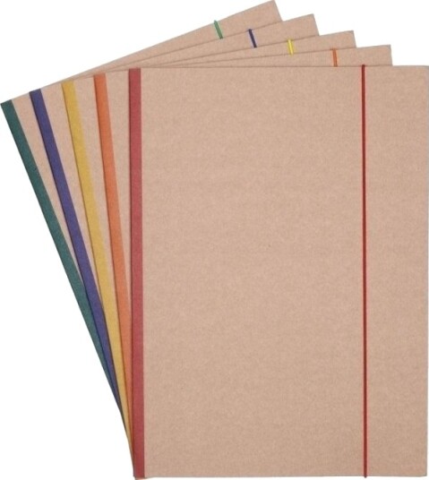 Pbs Connect Perm Med Strikk Office Products Eco Kraft Papp A4 300 Gsm 3 Ring Pris Per Stk. Blandede Farger