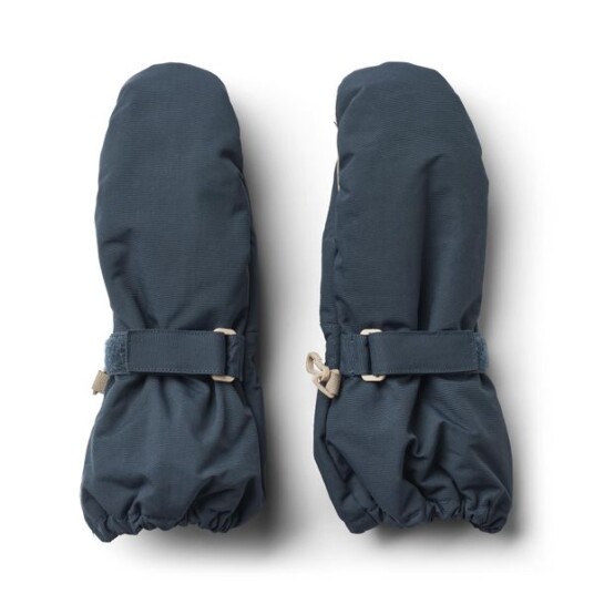 Wheat yttertøy Wheat vintervotter til barn og baby Dark blue