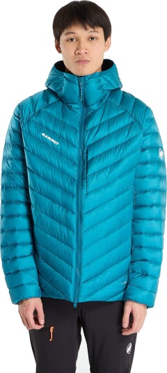Mammut Broad Peak In Hooded Jacket Men Deep Teal Black M